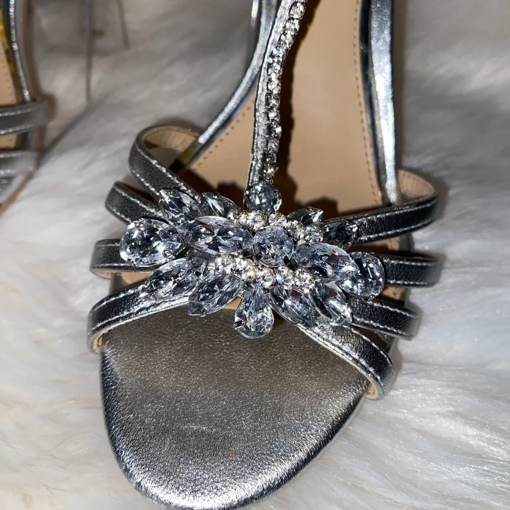 Jewel Badgley Mischka Hazel II Embellished Heels